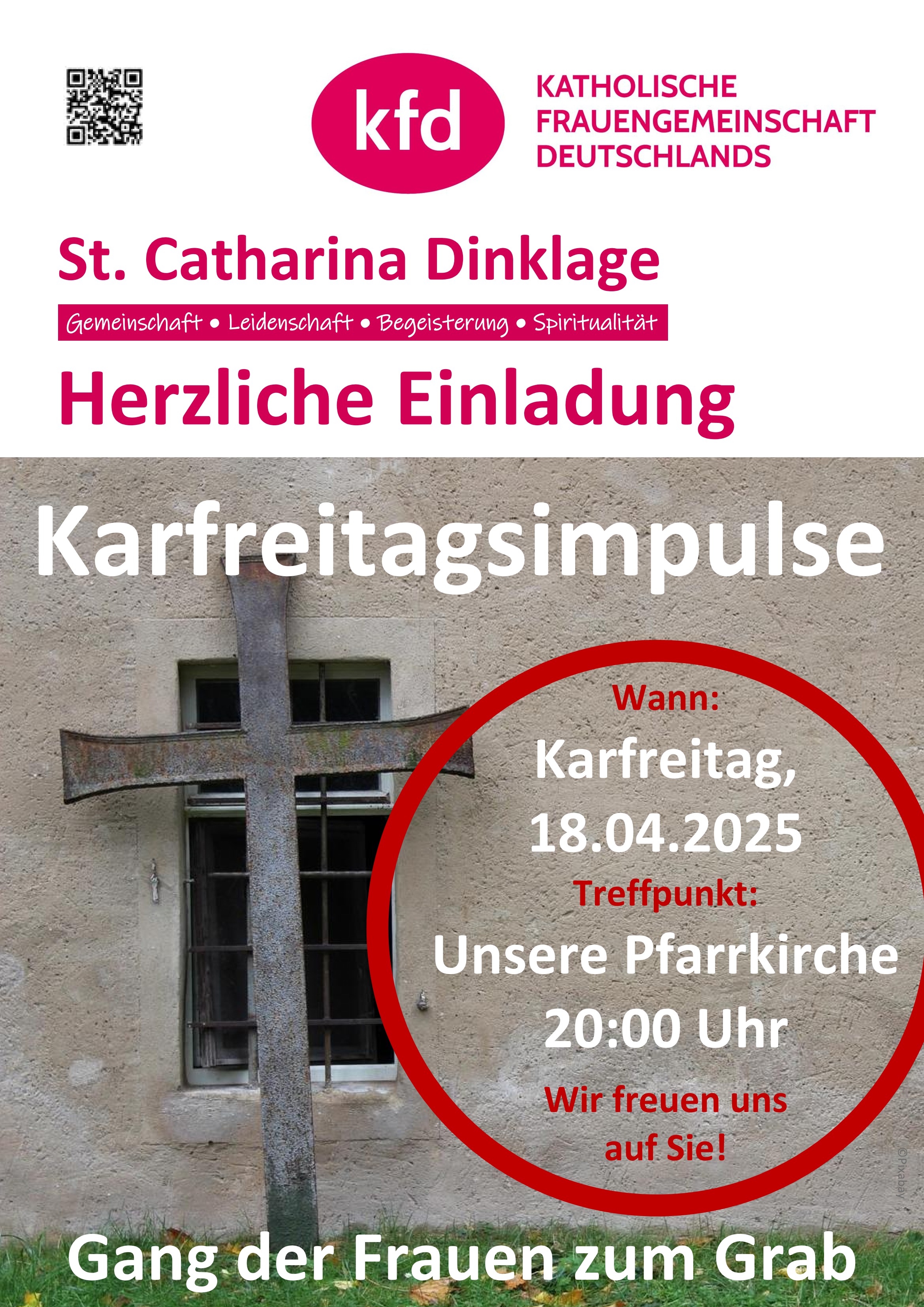 Gang der Frauen zum Grab